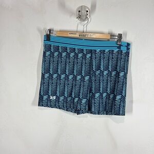 Under Armour blue compression shorts